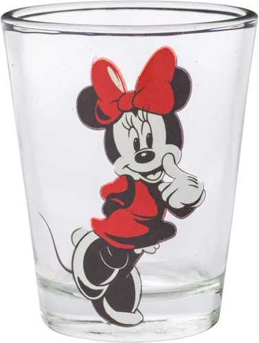 Vista 5 de Silver Buffalo Disney Minnie Mouse Poses - Paquete de 4 mini gafas, 1.5 onzas