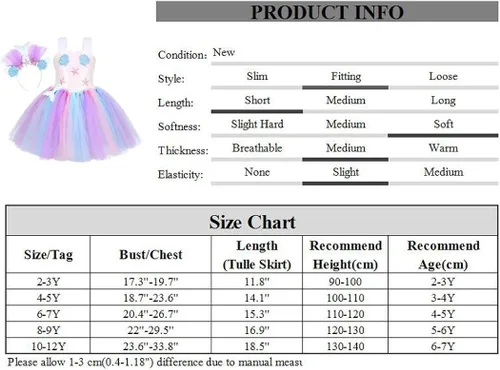 Vista 3 de Jurebecia Princess Mermaid Tutu Dress Girls Sequins Mermaid Outfits Halloween Costume Birthday Party Cosplay Holiday Dress Up