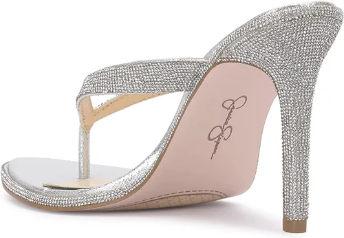 Vista 7 de Jessica Simpson Sandalia de tacón alto con adornos Pules para mujer