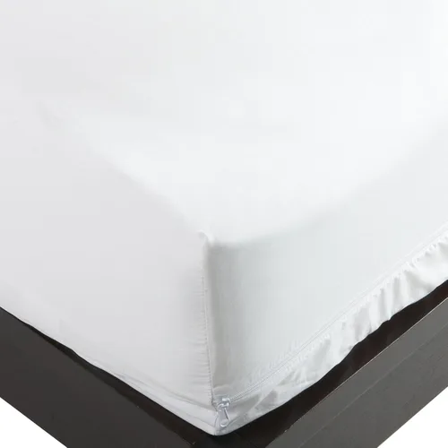 Vista 8 de National Allergy Funda para colchón tamaño individual, 100 % algodón, 38 x 75 x 16 pulgadas, hipoalergénica, a prueba de polvo, con cremallera de 6