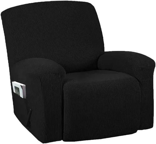 Vista 14 de Funda para silla reclinable, mezcla de poliéster, suave, para sofá, fundas protectoras elásticas con parte inferior elástica, tela tejida jacquard