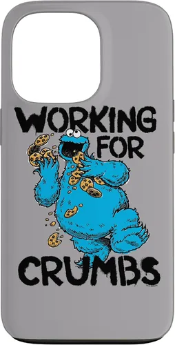 Vista 10 de iPhone 12/12 Pro Sesame Street Cookie Monster Trabajo para migas caso