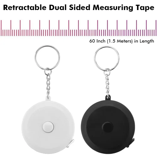 Vista 2 de Edtape - 2 cintas métricas para cuerpo, cinta métrica para tela de costura corporal, tela a medida, cinta de medición médica, 60 pulgadas/4.9 ft