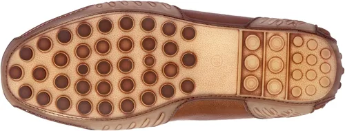 Vista 3 de LUODENGLANG Mocasines para hombre, zapatos casuales sin cordones, mocasines para conducir, mocasines Penny con suela de goma, zapatos planos suaves