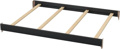 Vista 10 de Kit de conversión de tamaño individual, rieles de cama para convertir cunas Dream on Me (negro) Transition Your Convertible Crib to a Twin or Full
