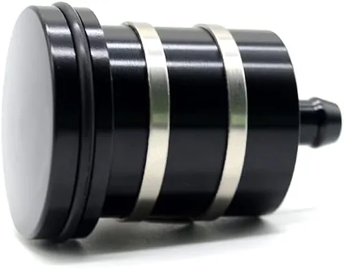 Vista 3 de Universal motocicleta aceite taza depósito líquido freno trasero para Z400 Z650 Z900 Z900RS Ninja 400 Ninja 650 negro