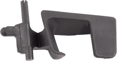 Vista 44 de TRQ Manija de puerta interior delantera izquierda cromada y negra para el lado del conductor compatible con Ford F-150 2012-2014