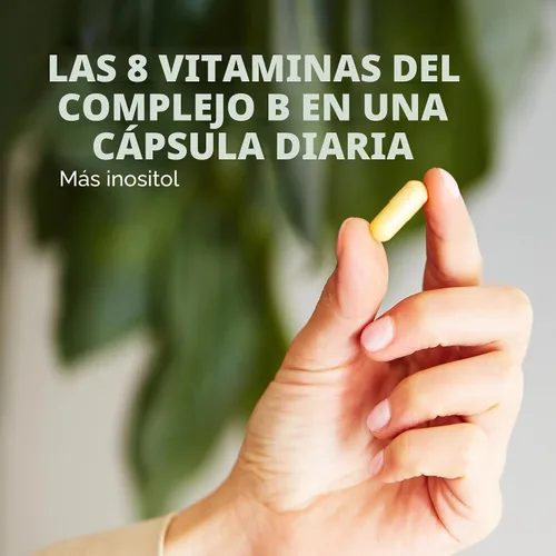 Vista 3 de Solgar B-Complex Cápsulas de 100 Vegetable Promueve el metabolismo Energía, E1150, 1, 1