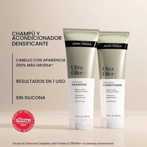 Vista 4 de John Frieda Juego de champú y acondicionador espesante ULTRAfiller+