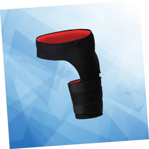 Vista 3 de Abaodam Protector de cadera ajustable Soporte de compresión para piernas y cadera Correa elástica negra para la ingle para más rápido de tensión