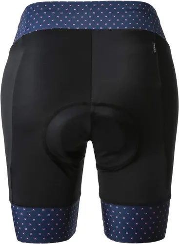 Vista 3 de CATENA Pantalones cortos de bicicleta para mujer con acolchado 3D, para bicicleta de carretera, multicolor