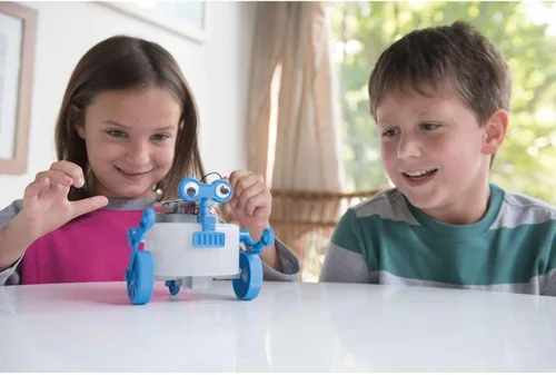 Vista 6 de 4M Robot Green Science Rover - Kit de construcción STEM híbrido de batería