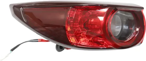 Vista 3 de Luz trasera compatible con Mazda Cx5 Cx-5 izquierda lente transparente luces traseras halógenas 2017 2018 2019 2020 2021 (L)