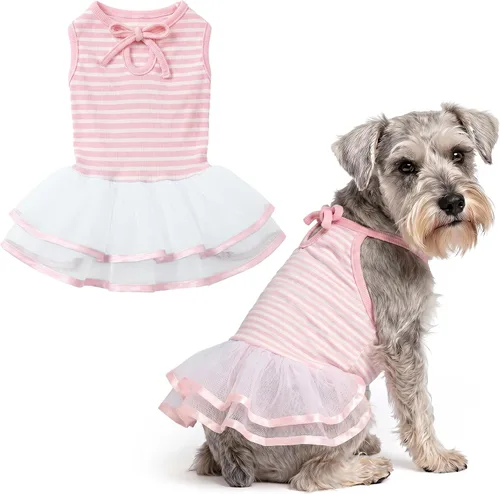 Vista 50 de Parisian Pet Chambray - Vestido para perro - Ligero sin mangas para perro, niña, talla XS Chambray en general