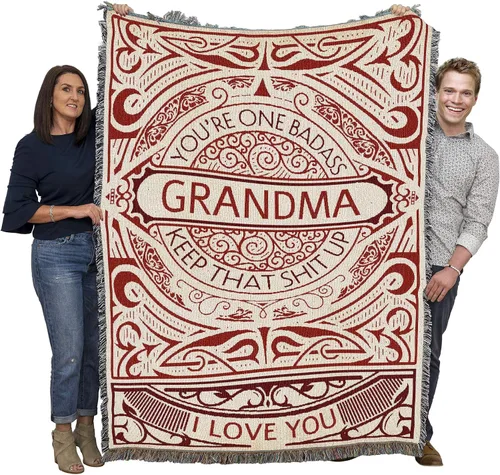 Vista 19 de Pure Country Weavers - Cobija con flecos de algodón, tejida, 72 x 54