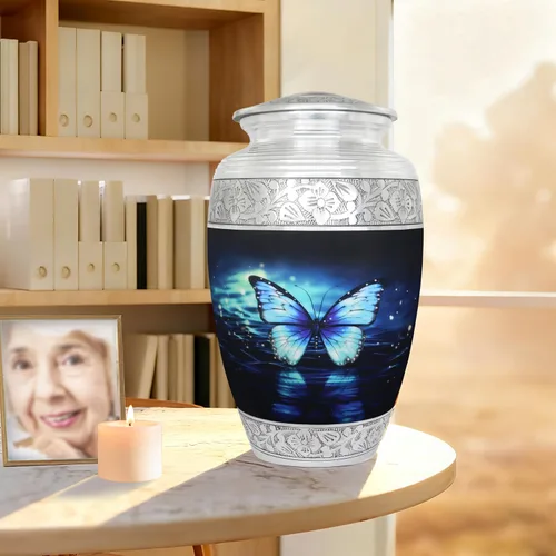 Vista 6 de NANIURN Urna para cenizas para adultos, hombres y mujeres, urnas de cremación para cenizas humanas, hombres y mujeres adultos, urnas funerarias