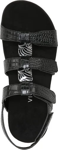 Vista 3 de Vionic Sandalia Rest Amber Backstrap para mujer, Negro