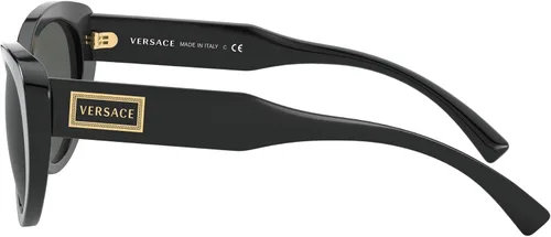 Vista 2 de Versace Woman Sunglasses Black Frame, Dark Grey Lenses, 54MM