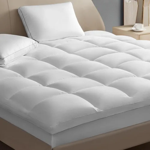 Vista 9 de Hotel Grand Cubrecolchón Pillow Top Tamaño Individual - Protector de Colchón Impermeable Acolchado Ajustable Funda de Colchoneta con Bolsillo