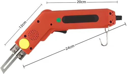 Vista 6 de Cuchillo eléctrico de corte de cuchillo caliente, herramienta de corte eléctrica de 250 W, calefacción de 5 segundos, temperatura ajustable 122-932
