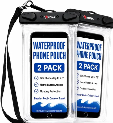 Vista 7 de Carcasa protectora sumergible para celular: bolsa impermeable resistente universal para guardar el celular para iPhone 5, 6, 7, Samsung S5, S6, S7
