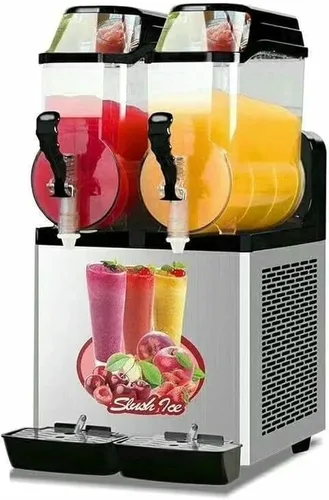 Vista 8 de Máquina comercial de granizado de acero inoxidable de 12/24/36L, para cóctel, jugo de hielo, té, café (negro 24L)