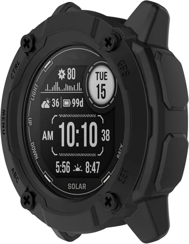 Vista 8 de TenCloud Funda compatible con Garmin Instinct 2X Solar Case Protector Funda protectora 1.969 in diseñada para Garmin Instinct 2X Solar Tactical 5