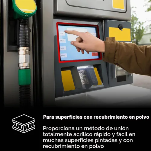 Vista 8 de Cinta 5952 3 M VHB (múltiples tamaños), Negro, 1 Cinta de montaje industrial resistente de 45 mil