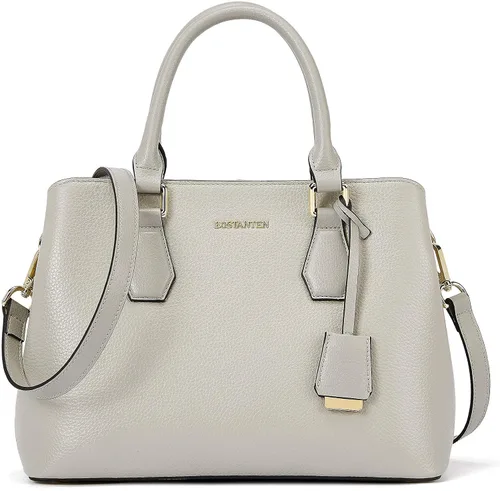 Vista 2 de BOSTANTEN Bolso de cuero para mujer diseñador Satchel hombro bolsas de asas paquete con las mujeres Cartera de cuero RFID bloqueo pequeña billetera