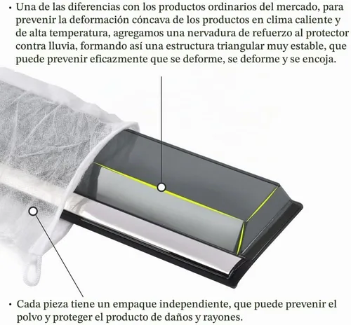 Vista 6 de Protector de lluvia adhesivo compatible con Toyota RAV4 2019-2025, protector de parabrisas de policarbonato, deflector de viento para ventana
