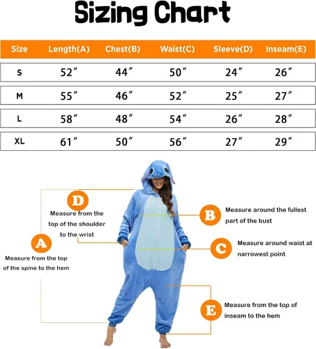 Vista 4 de FUNOBE Pijama de una pieza para adultos, disfraz de animal de una pieza para Halloween, cosplay para mujeres y hombres