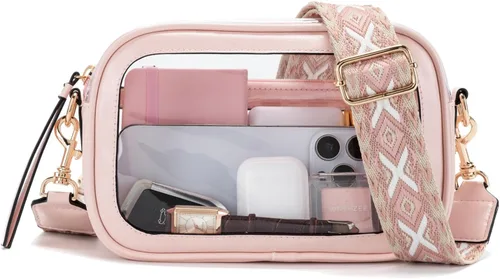 Vista 14 de Wuflyover Clear Purse for Women, Clear Bag for Stadium Events.