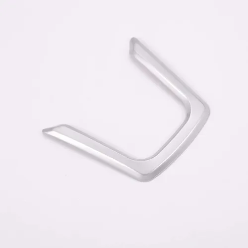 Vista 6 de Cubierta de lentejuelas para volante interior de coche de ABS cromado para Jaguar XE XF F-Pace accesorios