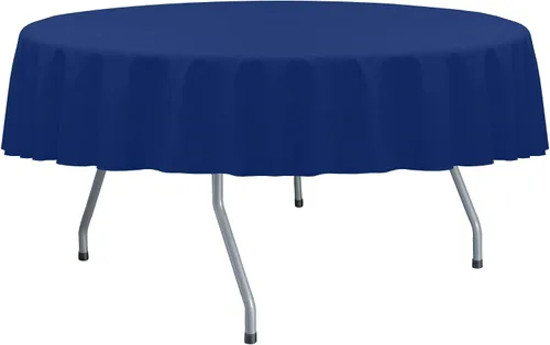 Vista 43 de Ultimate Textile Cotton-Feel - Mantel redondo de comedor fino de 72 pulgadas, color verde militar