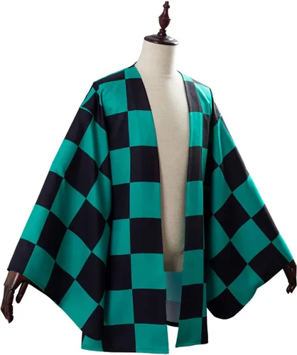 Vista 4 de Baycon - Chaqueta para disfraz de cosplay para adultos, color azul