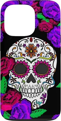 Vista 10 de Funda de regalo mexicana para iPhone 17, diseño de calavera de azúcar