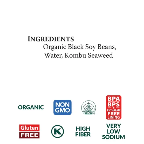 Vista 3 de Frijoles negros de soya orgánicos Eden Foods,15 onzas