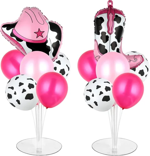 Vista 17 de Kit de soporte para globos de fiesta de fútbol 2 juegos con 2 globos de rugby de aluminio tipo bola, centro de mesa temático de fútbol para mesas