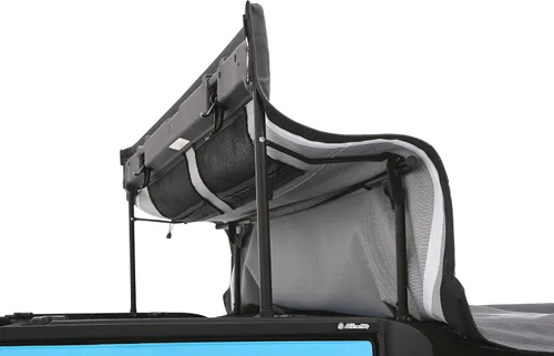 Vista 17 de Bestop 56852-35 Toldo de diamante negro Trektop para Jeep Wrangler JK 2 puertas 2007-2018