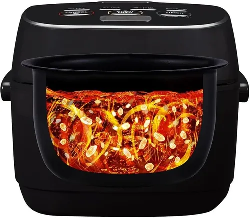 Vista 7 de Zojirushi NW-JEC10BA - Arrocera y calentador de calor por inducción de presión (IH), 5.5 tazas, fabricado en Japón