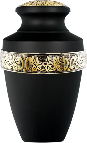 Vista 2 de Urnas de cremación griegas para cenizas humanas, urna decorativa, urna para cenizas humanas mujeres y hombres, urnas para hombres y mujeres, urna