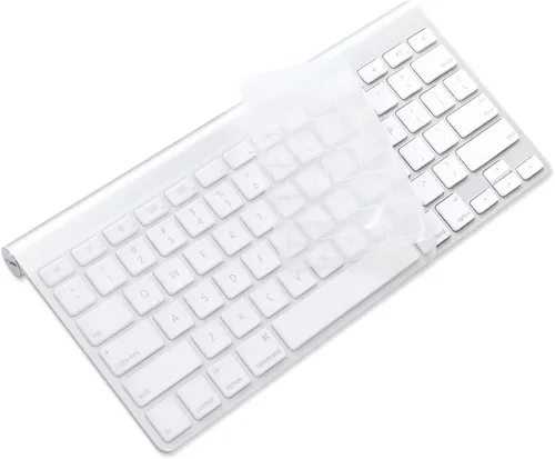 Vista 8 de ProElife Funda protectora de teclado de silicona ultrafina para teclado inalámbrico Apple con Bluetooth MC184LL/B (modelo A1314, diseño de EE. UU.)