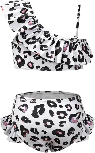 Vista 32 de CHILDRENSTAR Trajes de baño de dos piezas para niñas, traje de baño de playa y piscina