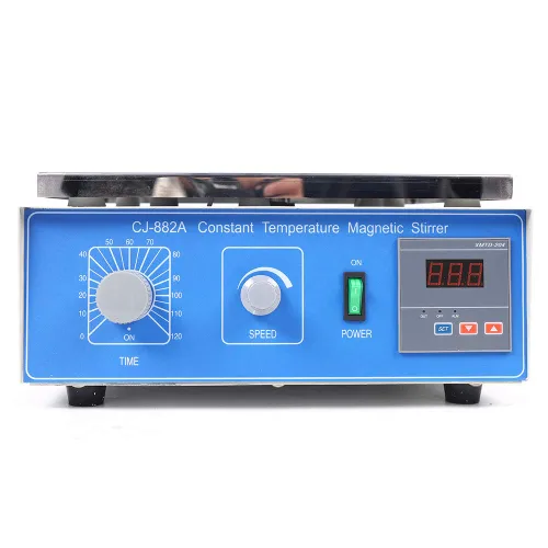 Vista 6 de Agitador magnético, 300 W CJ-882A 2.64 galones mezclador de laboratorio digital agitador magnético placa caliente termostático imán mezclador