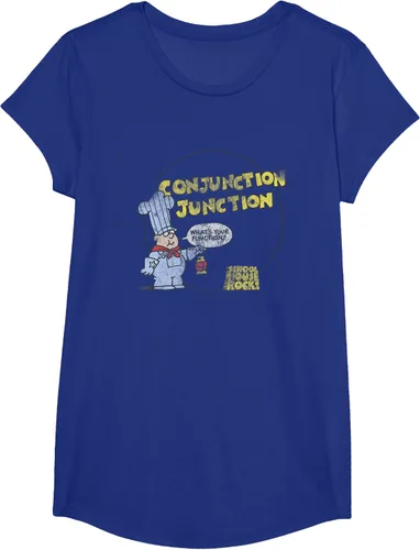 Vista 25 de Schoolhouse Rock Conjunction Junction Conductor Retro TV Camiseta Asfalto