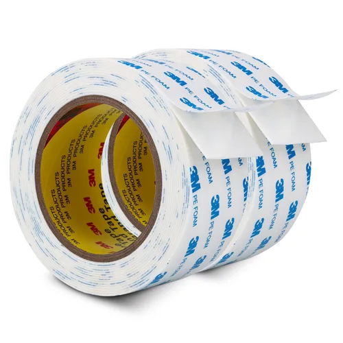 Vista 13 de 3M Cinta de espuma de doble cara de 0.39 pulgadas x 20 pies, extraíble, sin daños, cinta de pared de doble cara, cinta de montaje de espuma