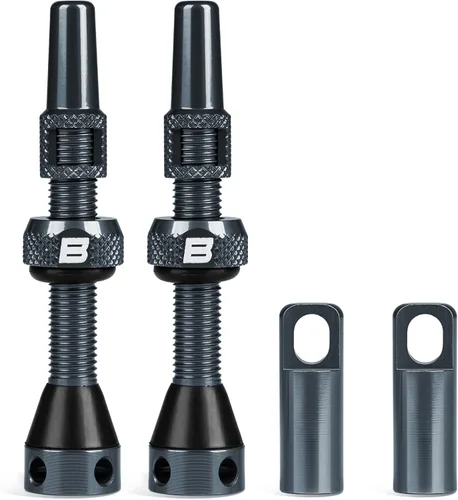 Vista 19 de BWSHLF Vástago de Válvula Sin Cámara Presta 40/44/55/60/65/70/80/100 mm, Kit de Vástago Presta de Aleación Super Ligera con Herramienta