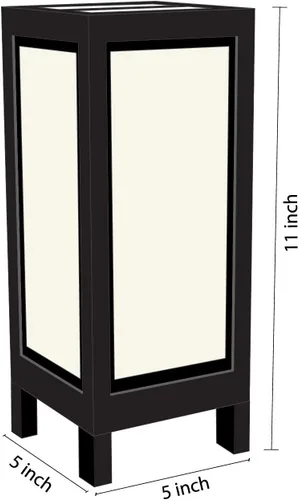 Vista 5 de RED BERRY THAILAND LANNA LAMP - Lámpara china vintage tailandesa hecha a mano, lámpara de mesa de madera oriental asiática negro dragón rojo lámpara