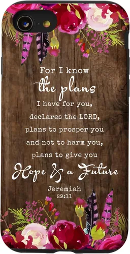 Vista 18 de for I Know The Plans I Have for You - Funda cristiana para iPhone 17 de Jeremías 29:11