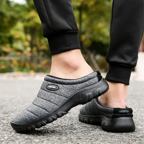 Vista 6 de UBFEN Pantuflas para hombre y mujer sin cordones para interiores y exteriores